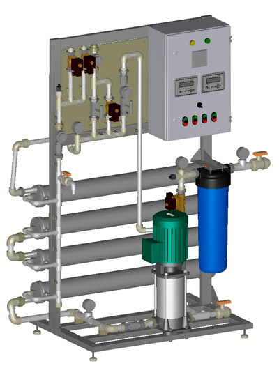 Установка обратного осмоса 250-1000 л/ч